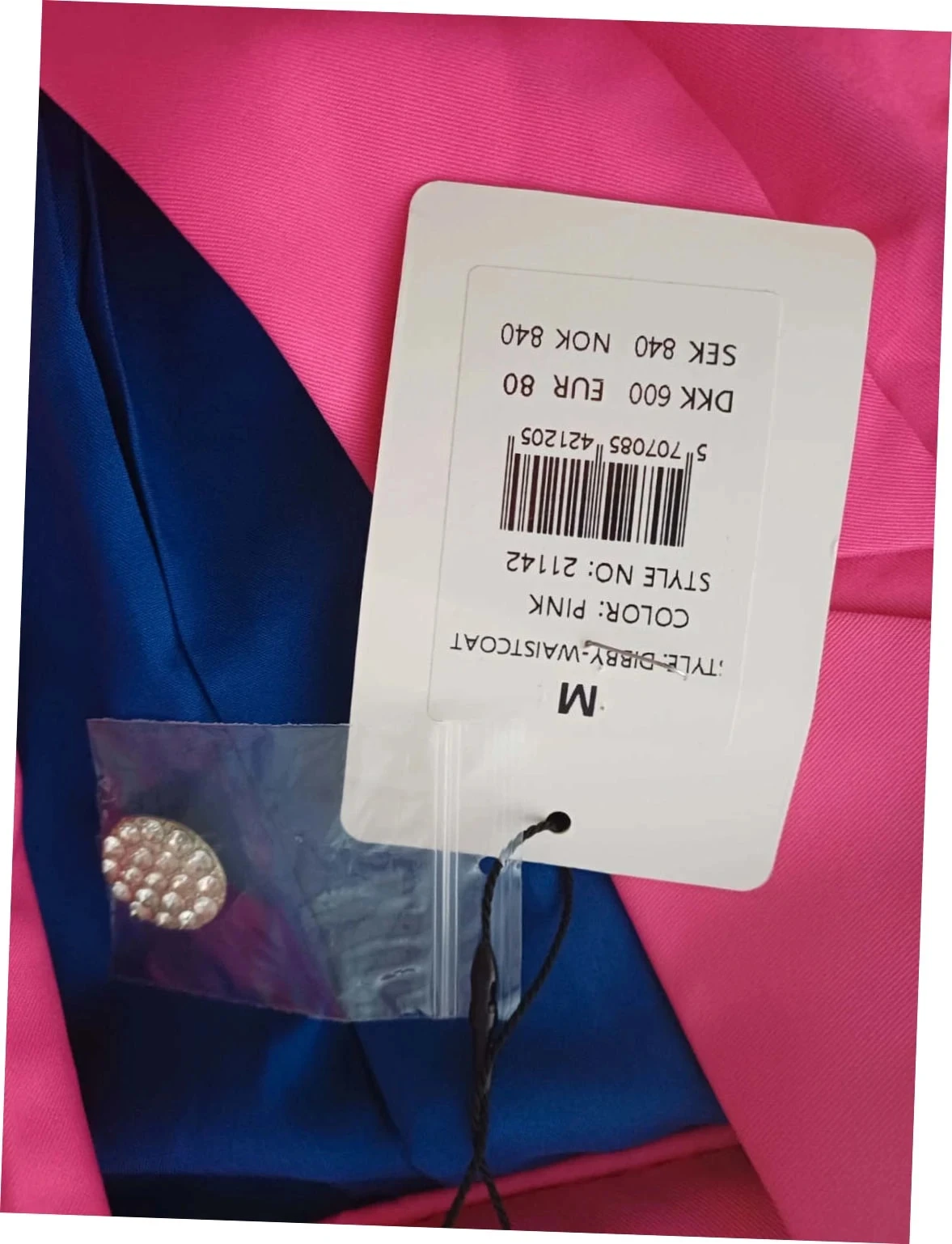 Lang vest / Mouwloos blazer fuchsia roze Liberté Essentiel - Maat M - NIEUW – photo 9